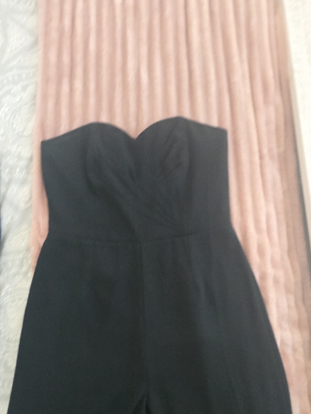 Lilly Pulitzer Strapless Black Jumpsuit Dress